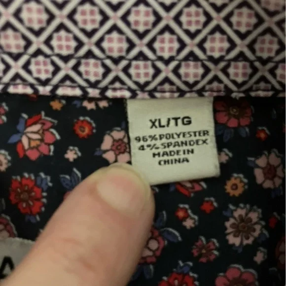 Nick Graham Everywhere Stretch Performance Floral Short Sleeve Shirt - Picture 4 of 7